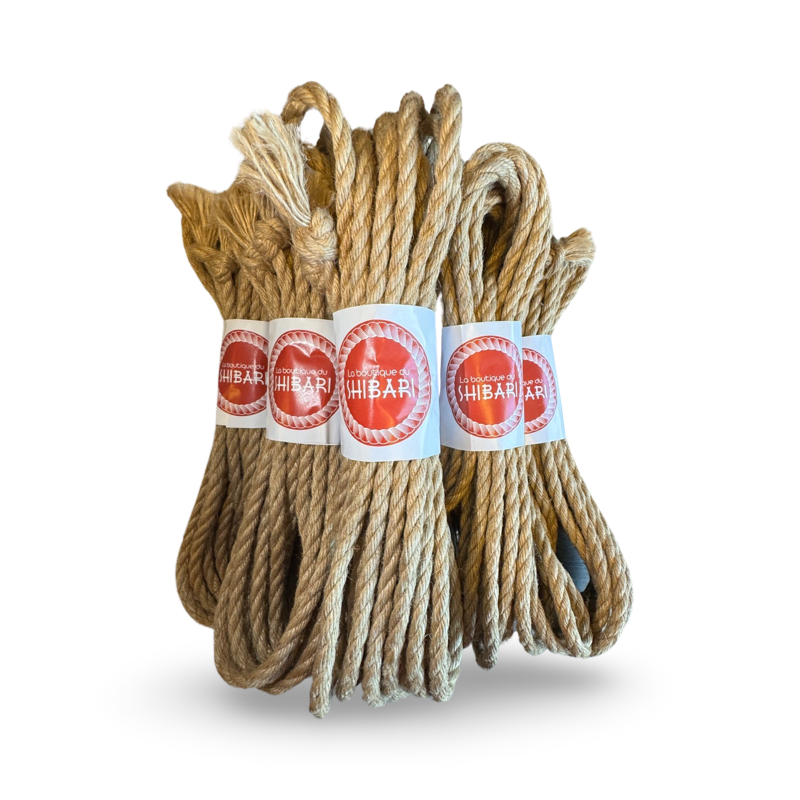Corde Shibari – Bondage En Jute 6mm/8m - Fabrication Française