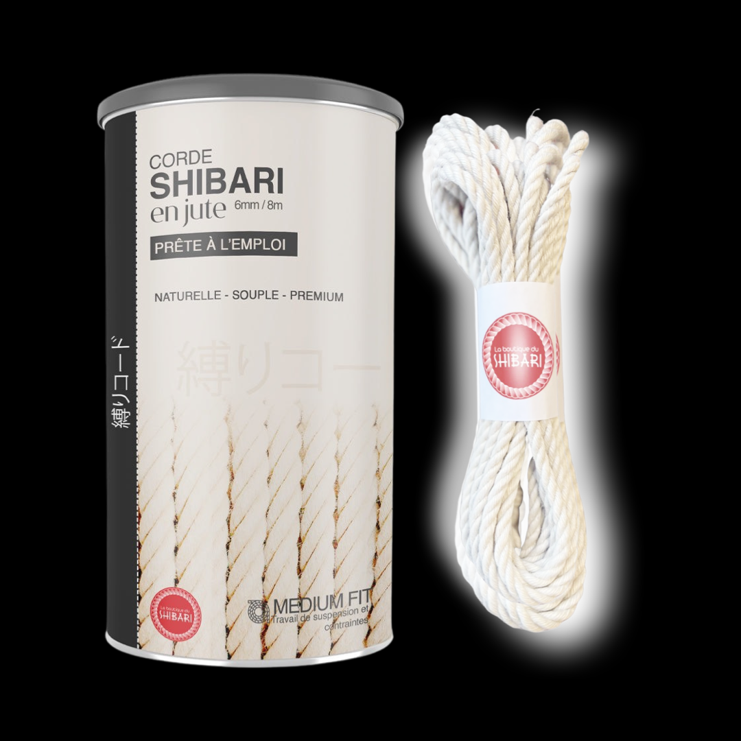 Corde Shibari – Bondage En Jute 6mm/8m – Fluoluminescente