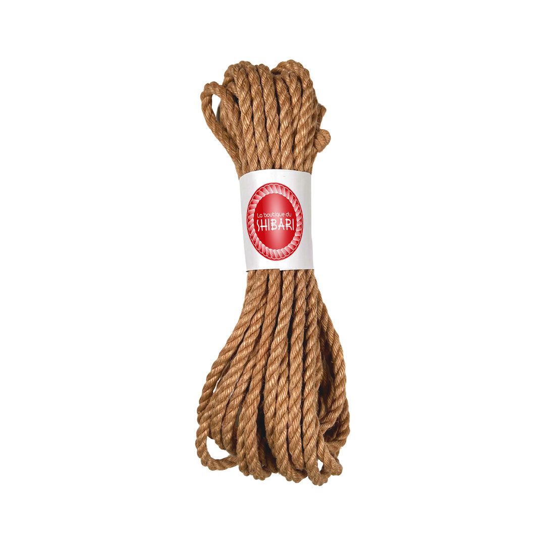 Corde Shibari – Bondage En Jute 6mm/8m – Naturelle