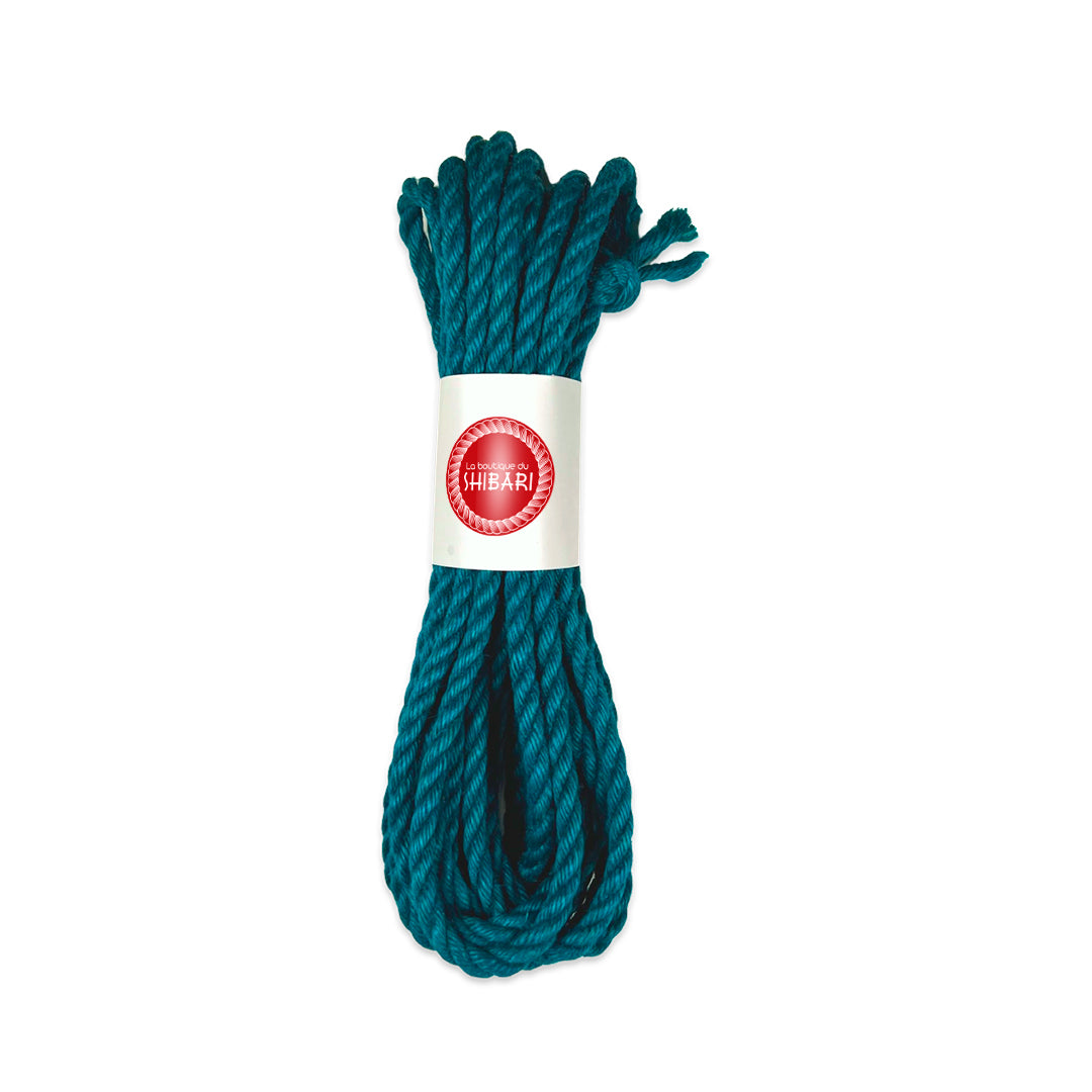 Corde Shibari – Bondage En Jute 6mm/8m – Vert Émeraude