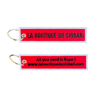 Porte-clé Flight Tag Shibari | La Boutique du Shibari