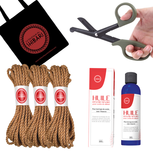 Pack débutant - L'essentiel pour débuter le Shibari en toute sécurité