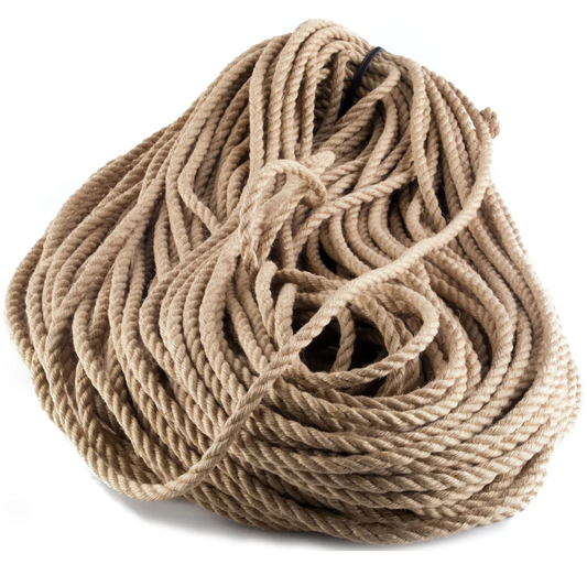 Corde Shibari – Bondage En Jute 6mm/Rouleau (1.75€/m) Brute Non Traitée