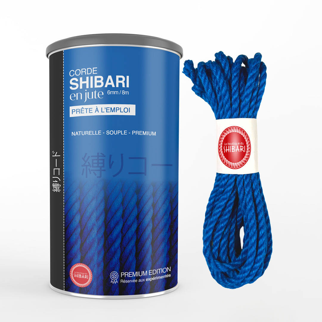 Corde Shibari En Jute Bleu - 6mm/8m – La boutique du shibari - Seb kinbaku