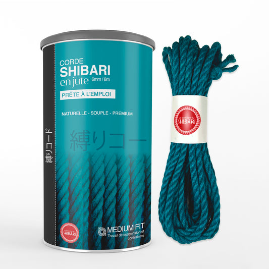 Corde Shibari En Jute Vert Emeraude - 6mm/8m – La boutique du shibari - Seb kinbaku