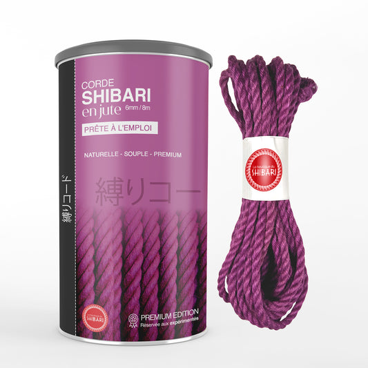 Corde Shibari En Jute Violet - 6mm/8m – La boutique du shibari - Seb kinbaku