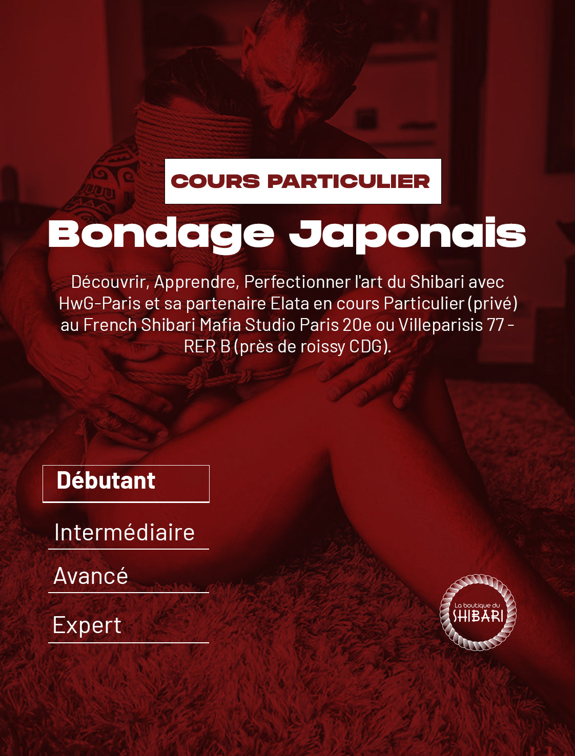 Cours Particuliers - Bondage Japonais